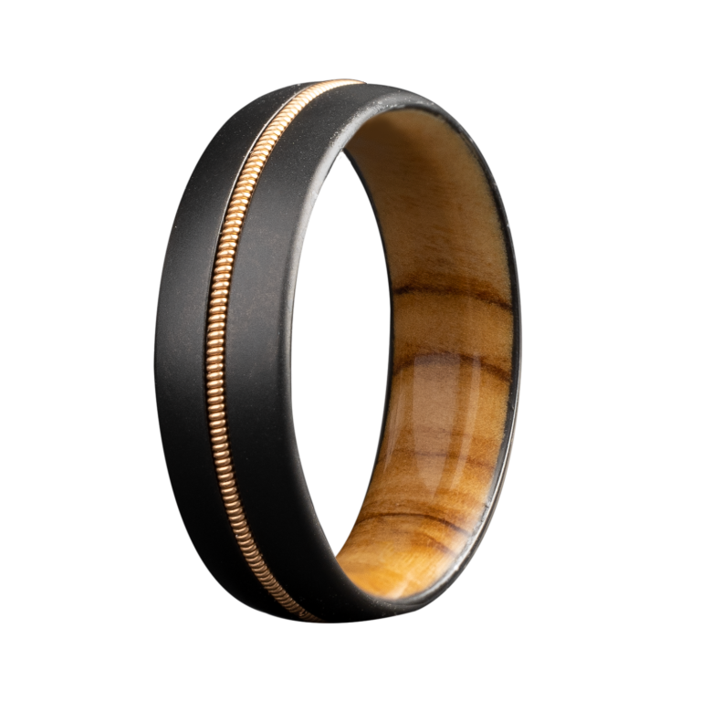 Zirconium Heavy Stone Ring – Potter & Anderson Jewelers